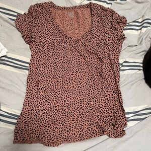 Cheetah pink shirt